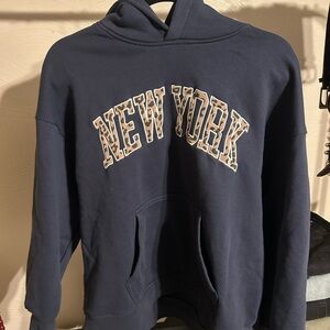 Navy Blue New York Hoodie